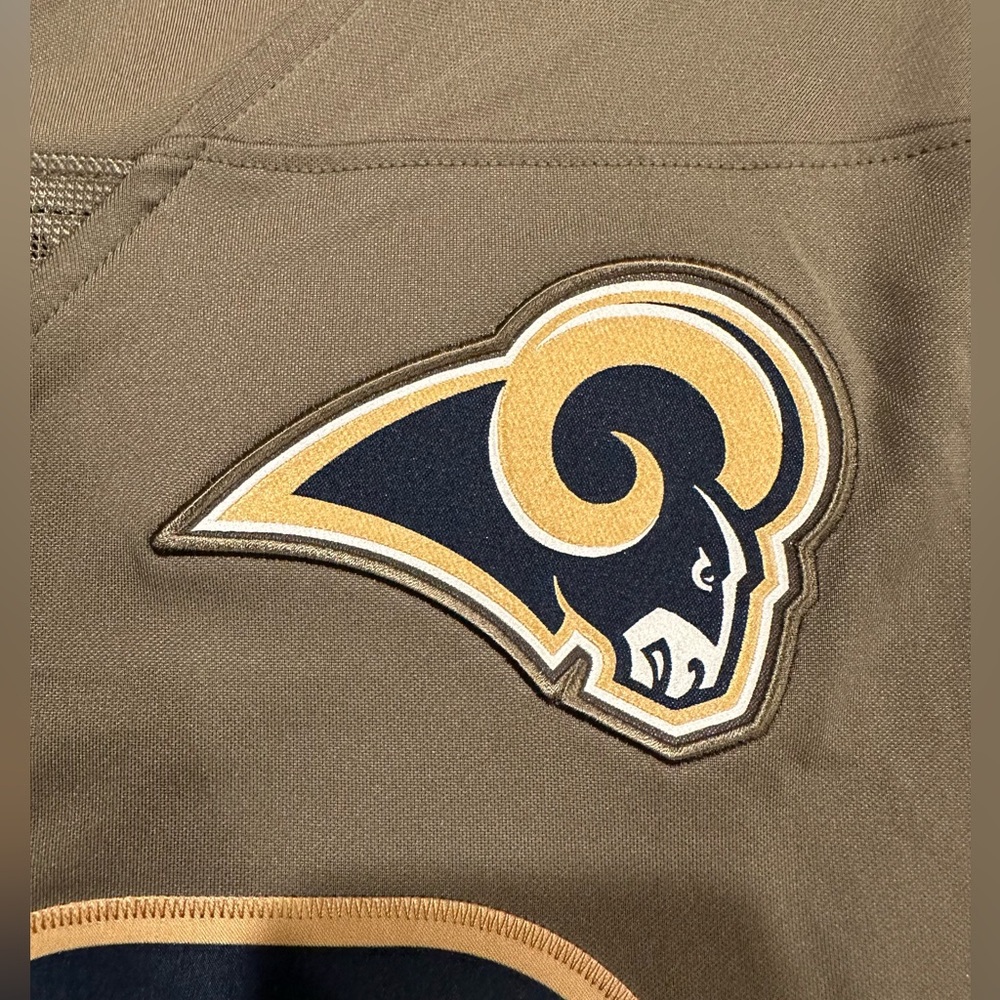 4x🎉HP🎉 LA Rams Nike Jersey SALUTE TO SERVICE Special Edition 🇺🇸 Gurley II #30 - Picture 9 of 16